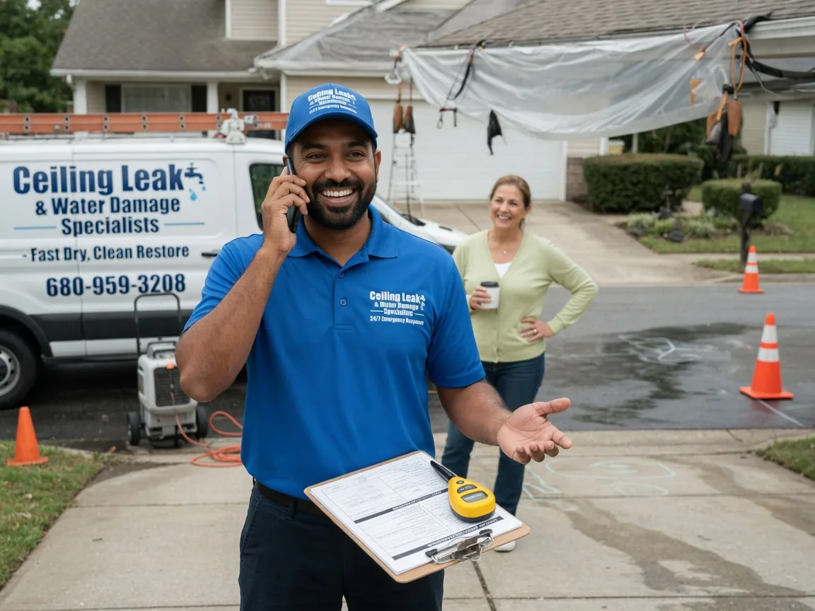 Ceiling Leak Cleanup Clinton, TN FAQs